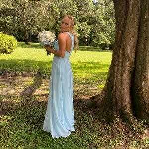 Sky Blue bridesmaid dress